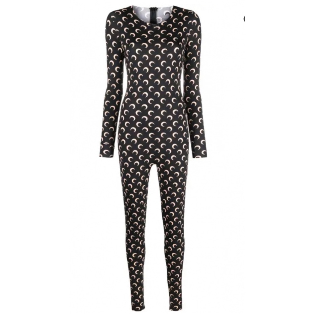 Marine Serre black and tan jumpsuit (authentic)